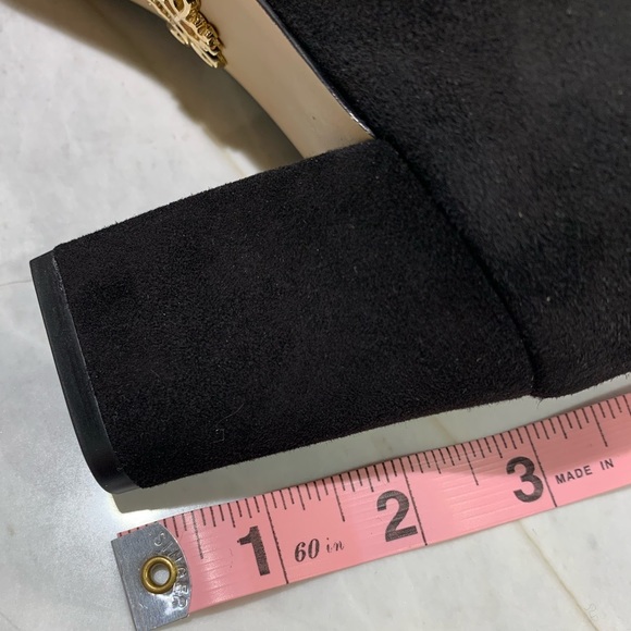 Zevelle black suede heels size 9.5 - Picture 8 of 9